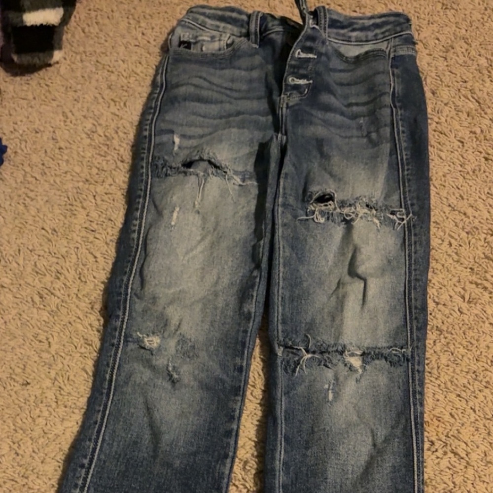 KanCan Women's Ripped Denim Skinny Jeans